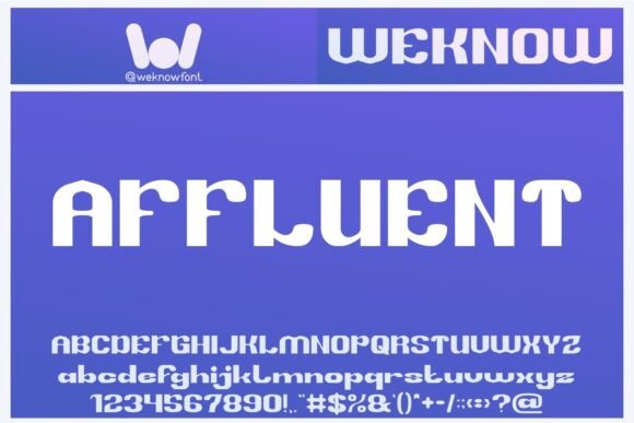 Affluent: The Modern Typeface for Luxury Branding