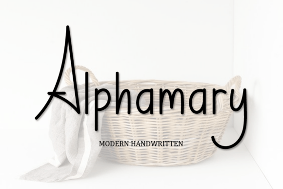 Alphamary: A Handwritten Script for Authentic Design