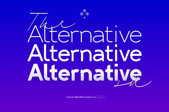 Alternative SH: A Modern Sans Serif for Creative Projects