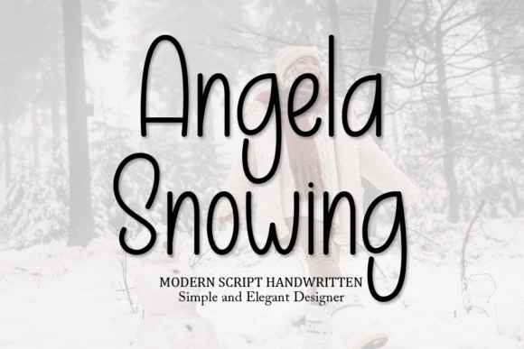 Angela Snowing: A Quirky Font for Creative Projects