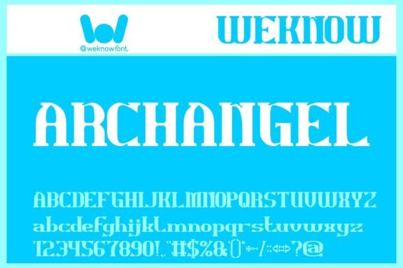 Archangel: A Display Font Blending Serif Elegance