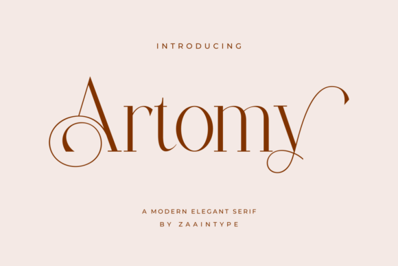 Artomy: A Bold Typeface for Modern Design