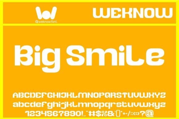 Big Smile: The Bold Sans Serif for Modern Brands