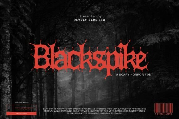 Blackspike: A Gothic Blackletter Typeface for Bold Designs