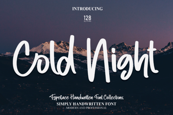 Cold Night: A Classic Handwritten Script for Modern Designs