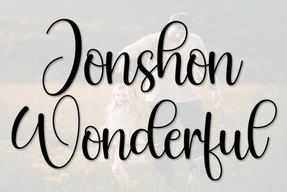Discover the Charm of Jonshon Wonderful Script Font