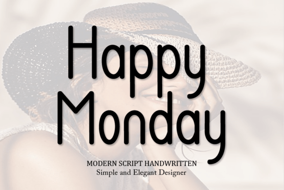 Happy Monday: A Fresh Script Font for Creative Projects