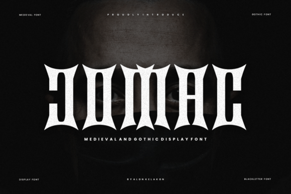 Jomac: A Powerful Medieval and Gothic Display Font