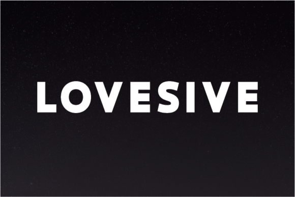 Lovesive: A Modern Typeface for Polished Design Projects