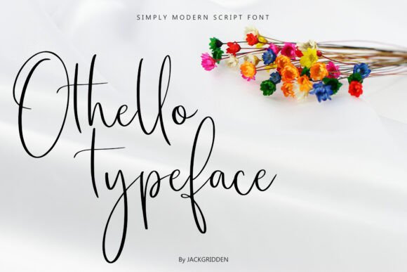 Othello Typeface: Elegant Script for Modern Design