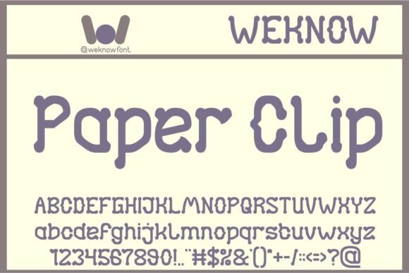 Paper Clip: The Font That Feels Like a Clever Idea