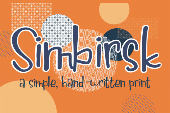 Simbirsk: A Whimsical Handwritten Font for Creative Projects