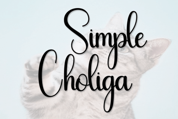Simple Choliga: The Handwritten Script for Creative Projects