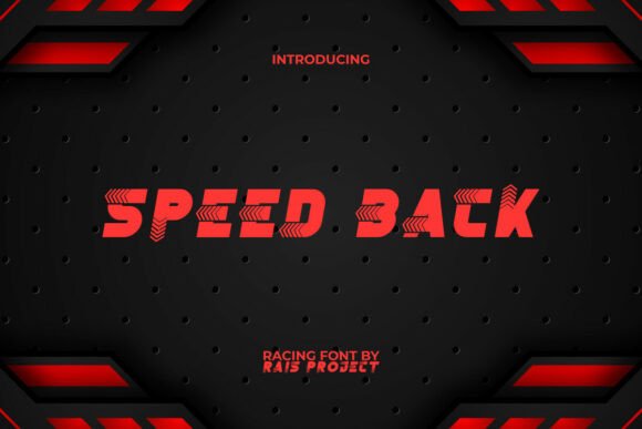 Speed Back: A Racing-Inspired Font for Dynamic Designs