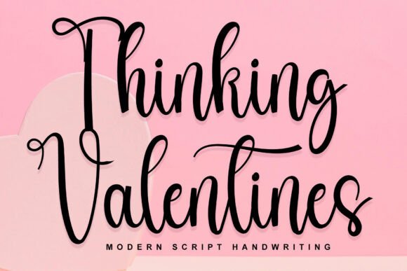 Thinking Valentines: A Bold Typeface for Dynamic Projects